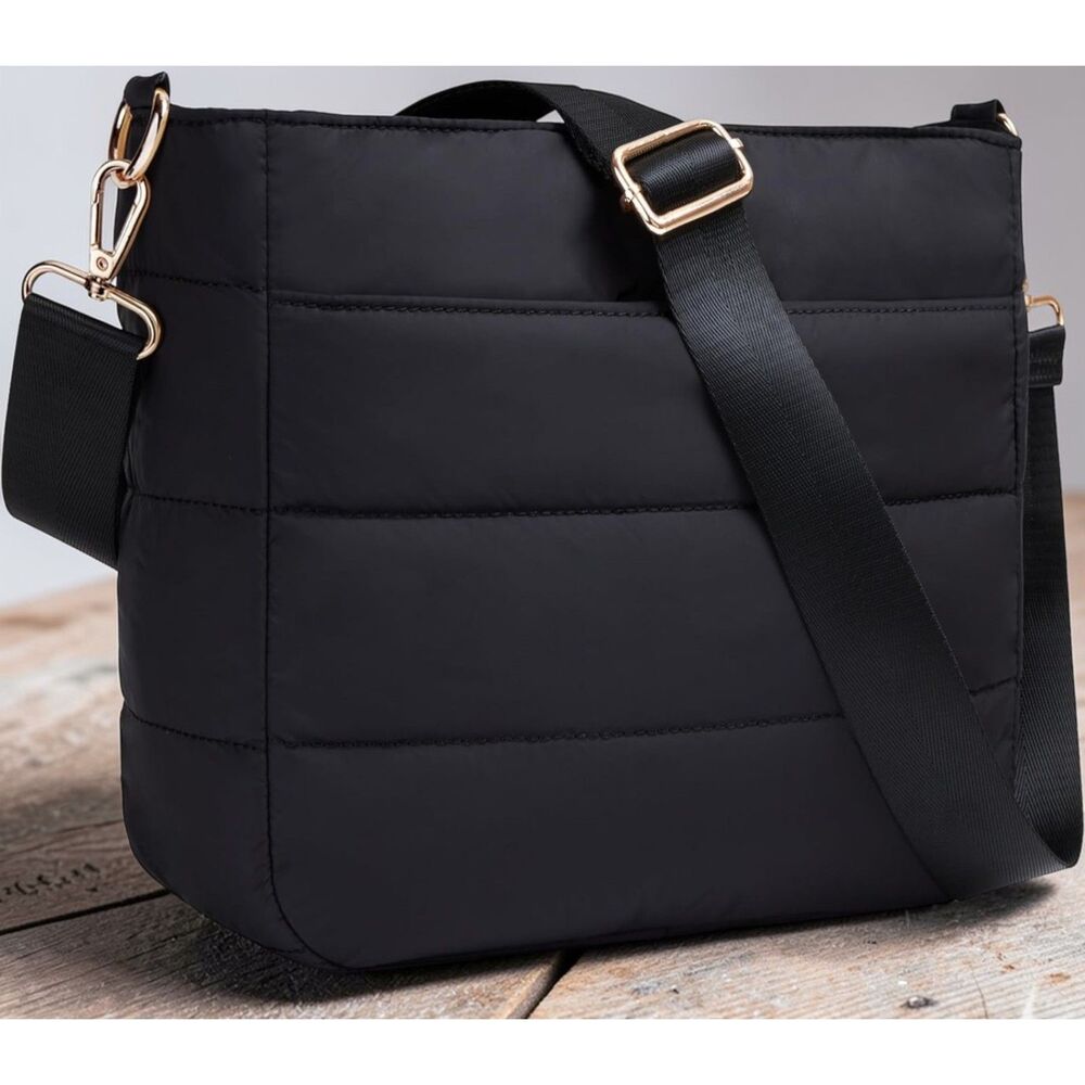 Cross Body Purses for Women Lightweight Quilted Tote Travel Shoulder Handbag